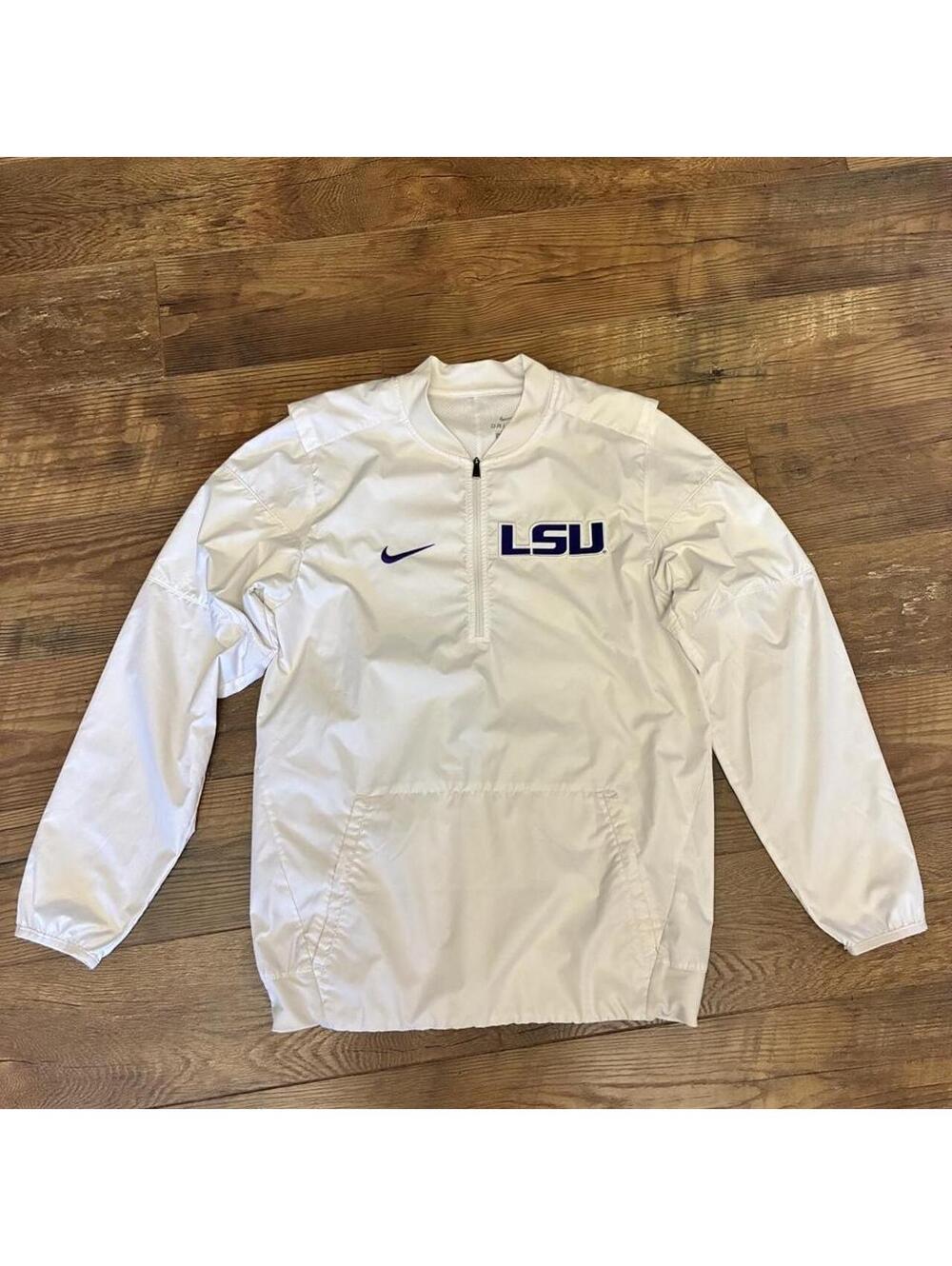 Nike Men's White LSU Jacket